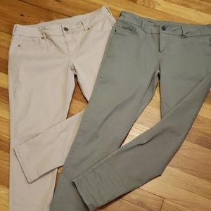 2 neutral jeggings!